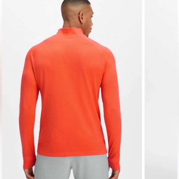 NEW FABLETICS The Training Day 1/4 Zip in Bright Flame size: 2XL - Picture 3 of 7